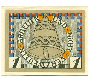 1 марка 1920 года Германия — Аугустенбург (Нотгельд) — Фото №2