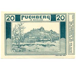 20 геллеров 1920 года Австрия — Пухберг-им-Махланд (Нотгельд) — Фото №1