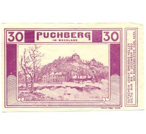 30 геллеров 1920 года Австрия — Пухберг-ам-Шнеберг (Нотгельд) — Фото №1