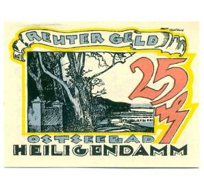 25 пфеннигов 1921 года Германия — Хайлигендамм (Нотгельд)