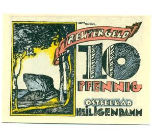 10 пфеннигов 1921 года Германия — Хайлигендамм (Нотгельд) — Фото №2