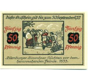 50 пфеннигов 1921 года Германия — Айленбург (Нотгельд) — Фото №1