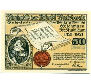 50 пфеннигов 1921 года Германия — Буцбах (Нотгельд)