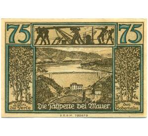 75 пфеннигов 1921 года Германия — Влень (Нотгельд) — Фото №2