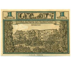 1 марка 1921 года Германия — Влень (Нотгельд) — Фото №1