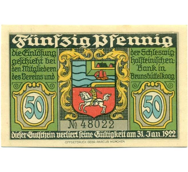 Банкнота 50 пфеннигов 1922 года Германия — Брунсбюттель (Нотгельд) (Артикул: K10-12061) — Фото №2