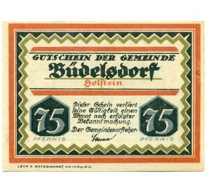 75 пфеннигов 1921 года Германия — Бюдельсдорф (Нотгельд) — Фото №1