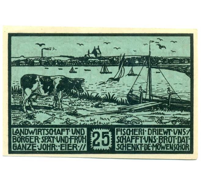 Банкнота 25 пфеннигов 1923 года Германия — Хайлигенхафен (Нотгельд) (Артикул: K10-12070) — Фото №1