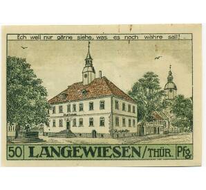 50 пфеннигов 1921 года Германия — Лангевизен (Нотгельд) — Фото №2