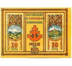 10 пфеннигов 1921 года Германия — Киль (Нотгельд)