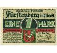 Банкнота 1 марка 1921 года Германия — Фюрстенберг (Нотгельд) (Артикул: K10-12123) — Фото №1