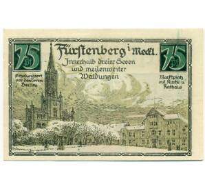 75 пфеннигов 1921 года Германия — Фюрстенберг (Нотгельд) — Фото №2