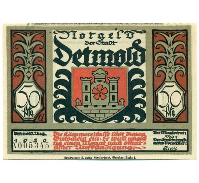 Банкнота 50 пфеннигов 1920 года Германия — Фюрстенберг (Нотгельд) (Артикул: K10-12136) — Фото №2