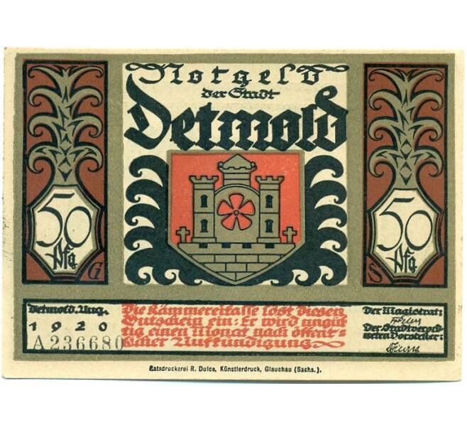 Банкнота 50 пфеннигов 1920 года Германия — Фюрстенберг (Нотгельд) (Артикул: K10-12137) — Фото №2