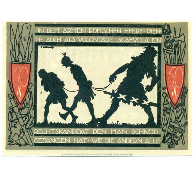 Банкнота 50 пфеннигов 1920 года Германия — Фюрстенберг (Нотгельд) (Артикул: K10-12139) — Фото №1