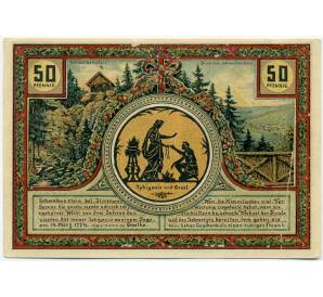 50 пфеннигов 1921 года Германия — Ильменау (Нотгельд) — Фото №1