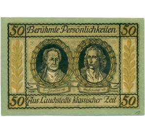 50 пфеннигов 1921 года Германия — Лаухштедт (Нотгельд) — Фото №1