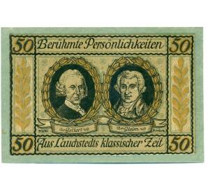 50 пфеннигов 1921 года Германия — Лаухштедт (Нотгельд) — Фото №1