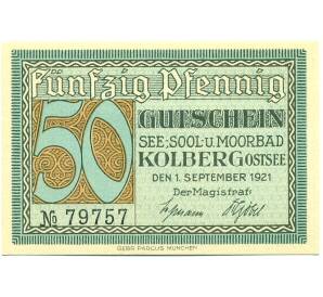 50 пфеннигов 1921 года Германия — Колобжег (Нотгельд) — Фото №1