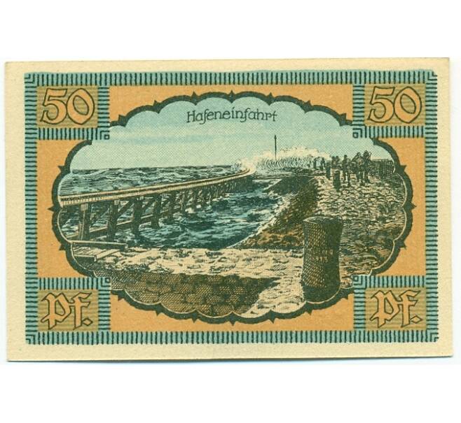 Банкнота 50 пфеннигов 1921 года Германия — Колобжег (Нотгельд) (Артикул: K10-12154) — Фото №2