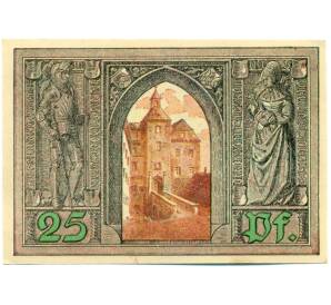 25 пфеннигов 1921 года Германия — Финстервальде (Нотгельд) — Фото №2