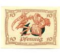 Банкнота 10 пфеннигов 1921 года Германия — Арнштадт (Нотгельд) (Артикул: K10-12188) — Фото №2