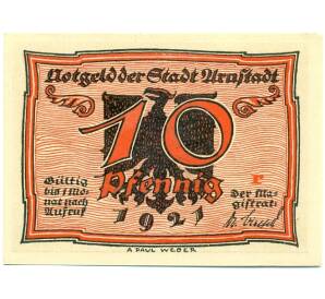 10 пфеннигов 1921 года Германия — Арнштадт (Нотгельд) — Фото №1