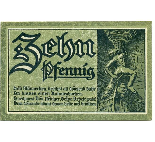 Банкнота 10 пфеннигов 1920 года Германия — Гослар (Нотгельд) (Артикул: K10-12191) — Фото №1