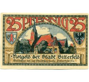 25 пфеннигов 1921 года Германия — Биттерфельд (Нотгельд) — Фото №1