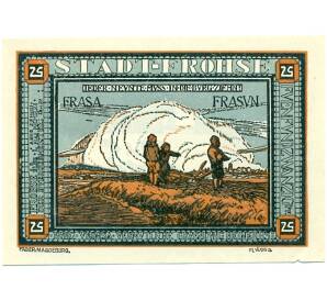 25 пфеннигов 1921 года Германия — Фрозе (Нотгельд) — Фото №1