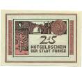 Банкнота 25 пфеннигов 1921 года Германия — Фрозе (Нотгельд) (Артикул: K10-12205) — Фото №2