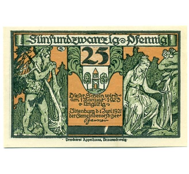 Банкнота 25 пфеннигов 1921 года Германия — Ильзенбург (Нотгельд) (Артикул: K10-12206) — Фото №2