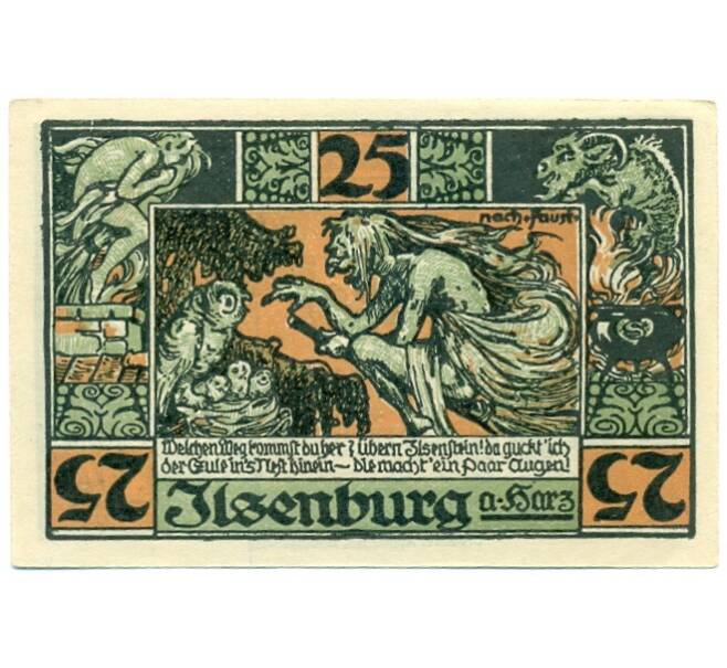 Банкнота 25 пфеннигов 1921 года Германия — Ильзенбург (Нотгельд) (Артикул: K10-12207) — Фото №1