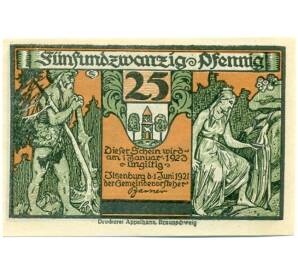 25 пфеннигов 1921 года Германия — Ильзенбург (Нотгельд) — Фото №2