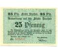 Банкнота 25 пфеннигов 1920 года Германия — Итцехо (Нотгельд) (Артикул: K10-12217) — Фото №2