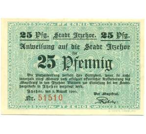 25 пфеннигов 1920 года Германия — Итцехо (Нотгельд) — Фото №2