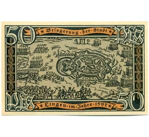 50 пфеннигов 1921 года Германия — Линген (Нотгельд) — Фото №1