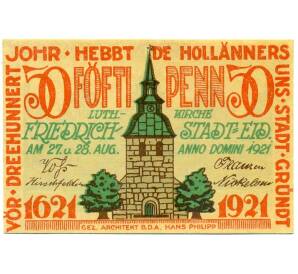 50 пфеннигов 1921 года Германия — Фридрихштадт (Нотгельд) — Фото №1