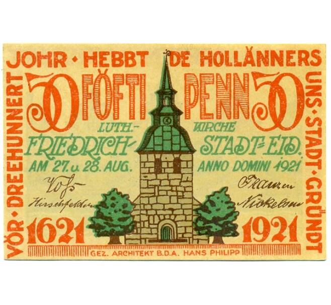Банкнота 50 пфеннигов 1921 года Германия — Фридрихштадт (Нотгельд) (Артикул: K10-12226) — Фото №1