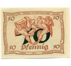 10 пфеннигов 1921 года Германия — Арнштадт (Нотгельд) — Фото №2