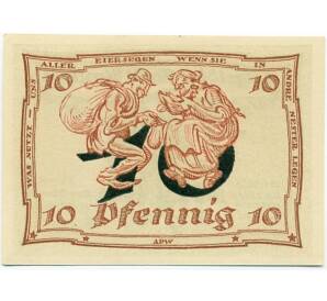 10 пфеннигов 1921 года Германия — Арнштадт (Нотгельд) — Фото №2