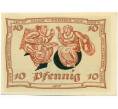 Банкнота 10 пфеннигов 1921 года Германия — Арнштадт (Нотгельд) (Артикул: K10-12238) — Фото №2
