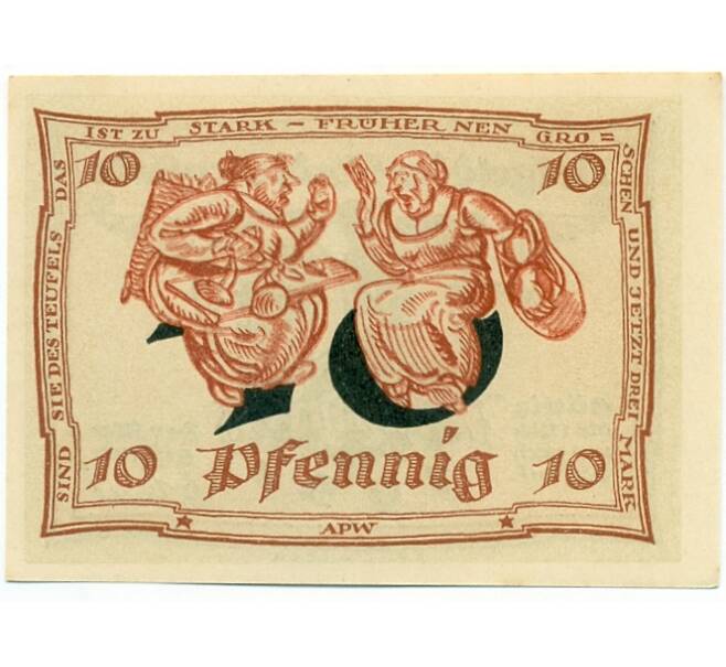 Банкнота 10 пфеннигов 1921 года Германия — Арнштадт (Нотгельд) (Артикул: K10-12238) — Фото №2