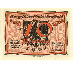 10 пфеннигов 1921 года Германия — Арнштадт (Нотгельд) — Фото №1