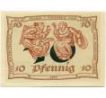 Банкнота 10 пфеннигов 1921 года Германия — Арнштадт (Нотгельд) (Артикул: K10-12239) — Фото №2