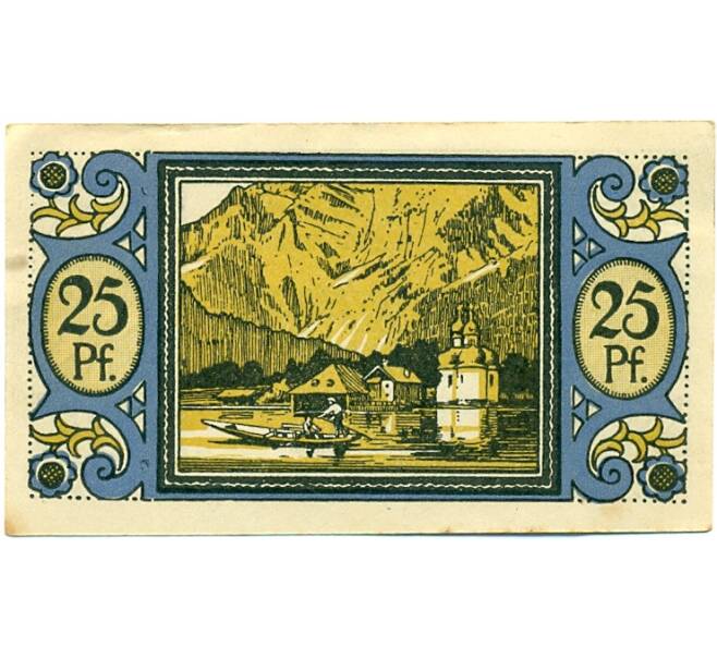 Банкнота 25 пфеннигов 1921 года Германия — Кенигсз (Нотгельд) (Артикул: K10-12240) — Фото №2