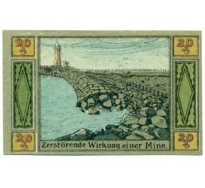 20 пфеннигов 1921 года Германия — Лангенес (Нотгельд) — Фото №2
