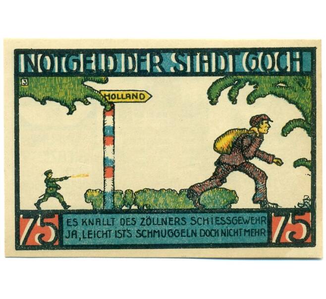 Банкнота 75 пфеннигов 1922 года Германия — Гох (Нотгельд) (Артикул: K10-12246) — Фото №2