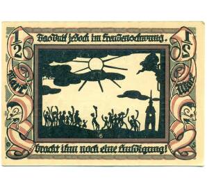 1/2 марки 1921 года Германия — Глаухау (Нотгельд) — Фото №2