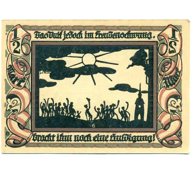 Банкнота 1/2 марки 1921 года Германия — Глаухау (Нотгельд) (Артикул: K10-12250) — Фото №2